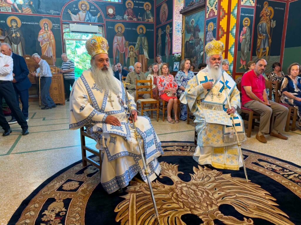 Στον ναό της Γουμένισσας Καλαβρύτων ο Μητροπολίτης Σταγών και Μετεώρων Θεόκλητος ΦΩΤΟ