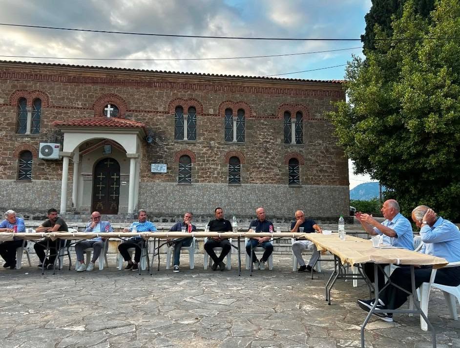Αιγιάλεια: Η 17η επαρχιακή οδός στη συνάντηση του αντιπεριφερειάρχη Π. Σακελλαρόπουλου με Κοινοτάρχες ΦΩΤΟ