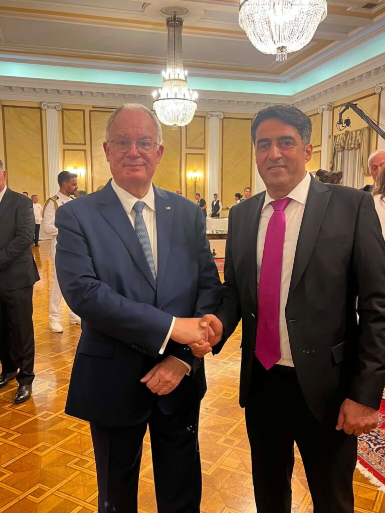 Καλάβρυτα: Ο πρόεδρος της Ενωσης Παύλος Σατολιάς στη δεξίωση του Προεδρικού Μεγάρου για τον Πρωτογενή τομέα