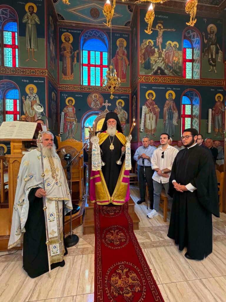 Αρχιερατικός εσπερινός και Λιτάνευση της εικόνος της Αγίας Παρασκευής στο Κρυονέρι ΦΩΤΟ