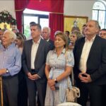 Ο δήμαρχος Δυτικής Αχαΐας Γρηγόρης Αλεξόπουλος στην Ρακίτα ΦΩΤΟ