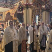 Μεθεόρτιος Εσπερινός της Αγίας Παρασκευής στο Πλατάνι Ρίου ΦΩΤΟ