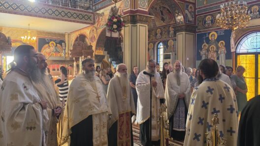 Μεθεόρτιος Εσπερινός της Αγίας Παρασκευής στο Πλατάνι Ρίου ΦΩΤΟ