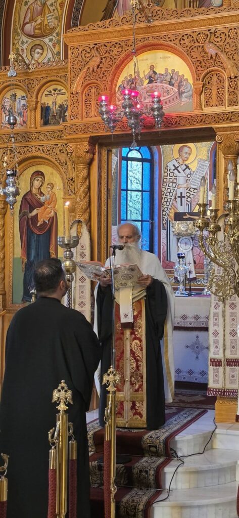 Μεθεόρτιος Εσπερινός της Αγίας Παρασκευής στο Πλατάνι Ρίου ΦΩΤΟ