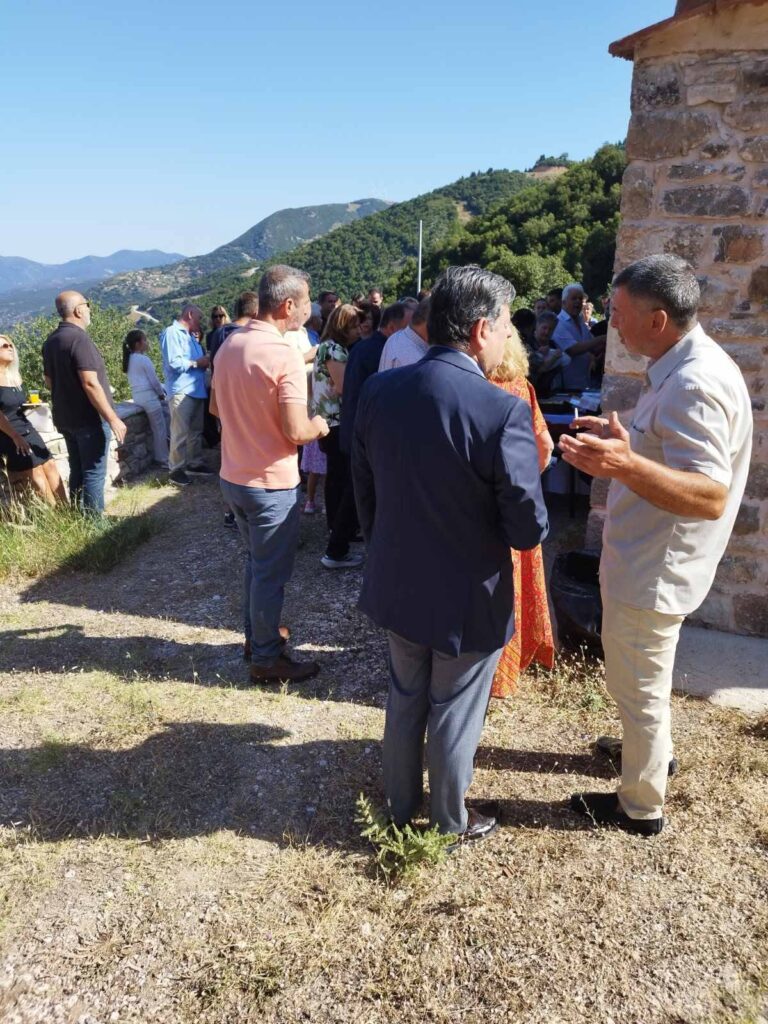 Στα πατρογονικά Λακκώματα Αχαΐας ο Δημήτρης Παλούμπης για την Αγία Παρασκευή ΦΩΤΟ