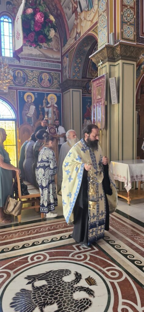 Μεθεόρτιος Εσπερινός της Αγίας Παρασκευής στο Πλατάνι Ρίου ΦΩΤΟ