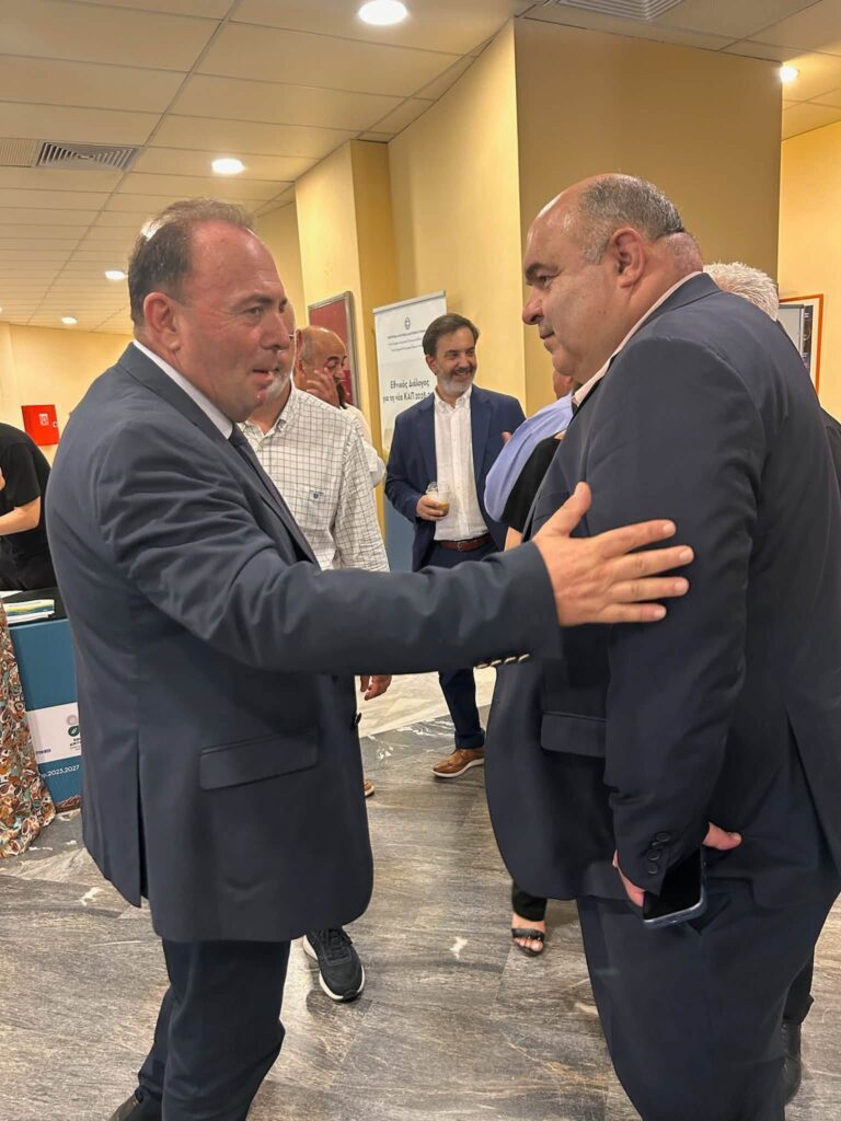 Πάτρα: Παρεμβάσεις Φίλια για νερό και νέους αγρότες στον υφυπουργό Αγροτικής Ανάπτυξης ΦΩΤΟ
