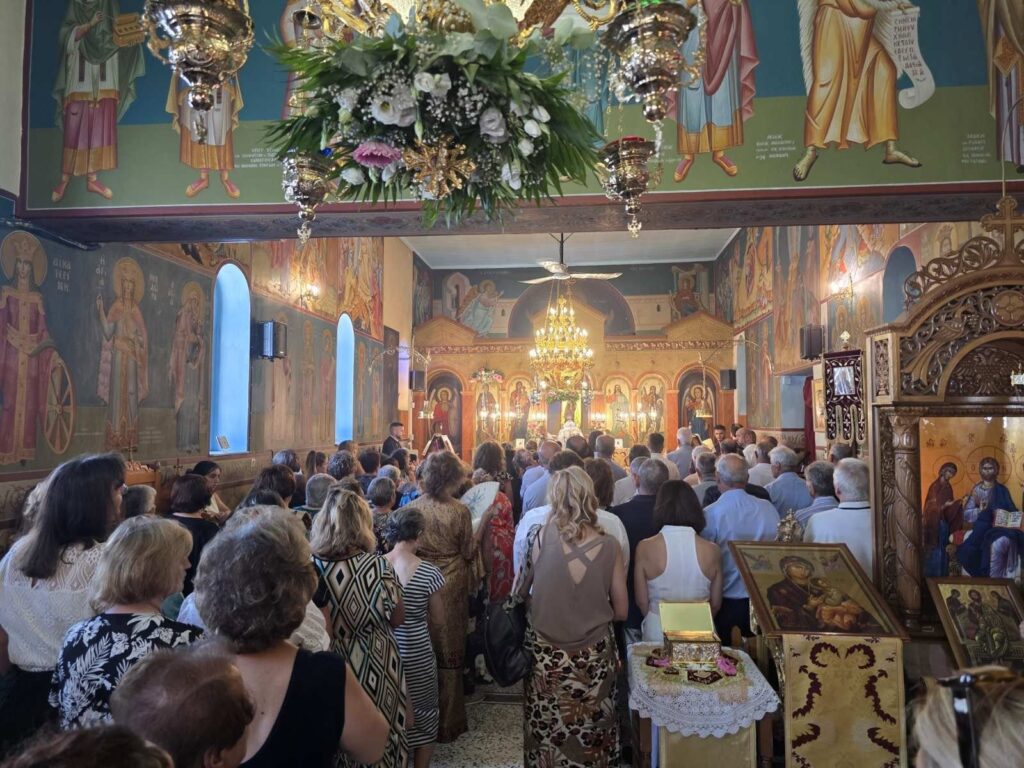Εορτασμός της Αγίας Παρασκευής στο Μιντιλόγλι ΦΩΤΟ