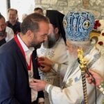 Τιμητική διάκριση στον Ν. Φαρμάκη στη Δίβρη και αυτοψία στα έργα πρόσβασης προς τη Μονή Χρυσοπηγής ΒΙΝΤΕΟ - ΦΩΤΟ