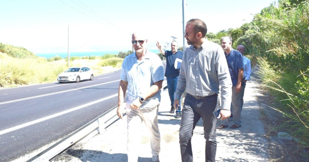 Καλλιθέα: Αυτοψία του Ν. Φαρμάκη στο έργο της «111» που ολοκληρώθηκε ΦΩΤΟ