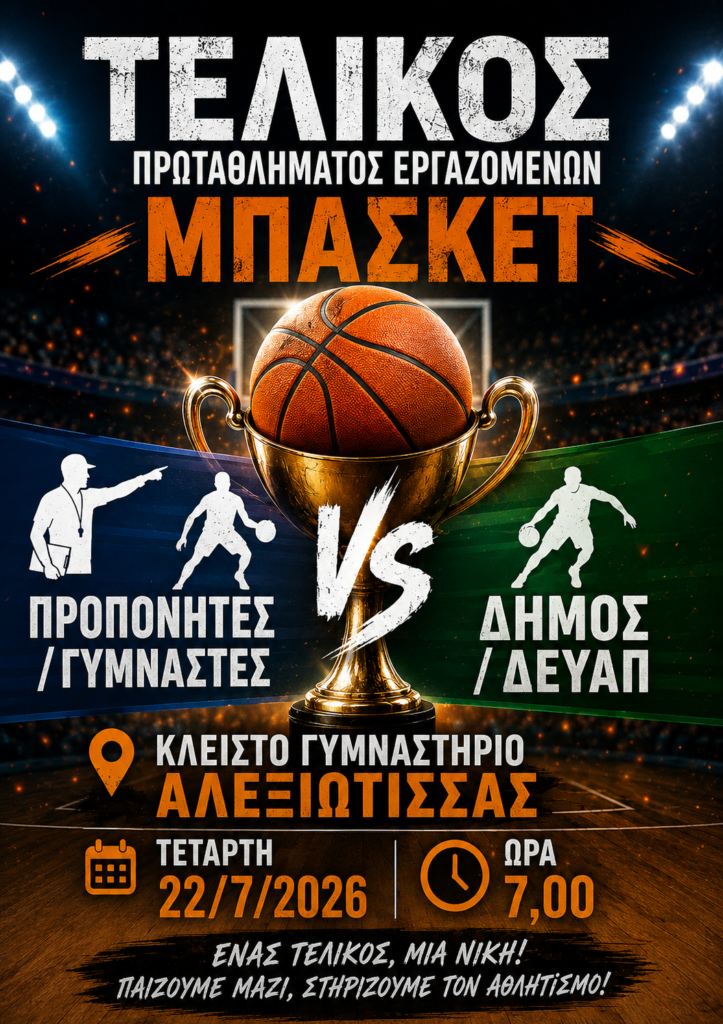 Ο μεγάλος τελικός του Πρωταθλήματος Μπάσκετ Εργαζομένων Πάτρας 5 Ο μεγάλος τελικός του Πρωταθλήματος Μπάσκετ Εργαζομένων Πάτρας