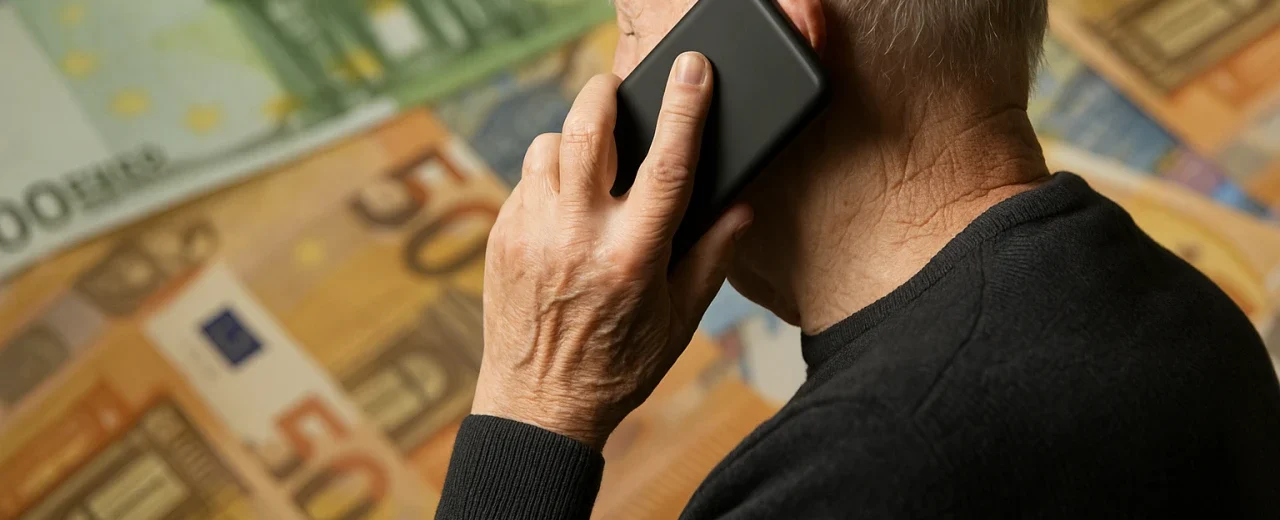 Χάρτης Ευρώπης με χαρτονομίσματα
