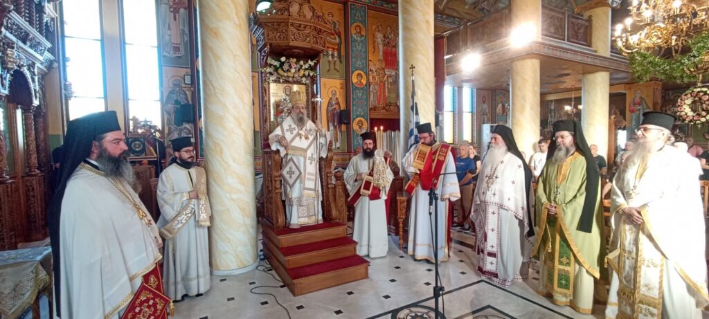 Ο εορτασμὸς της Αγίας Μαρίνης στην Πάτρα με τον Μηροπολίτη Ιρλανδίας ΦΩΤΟ