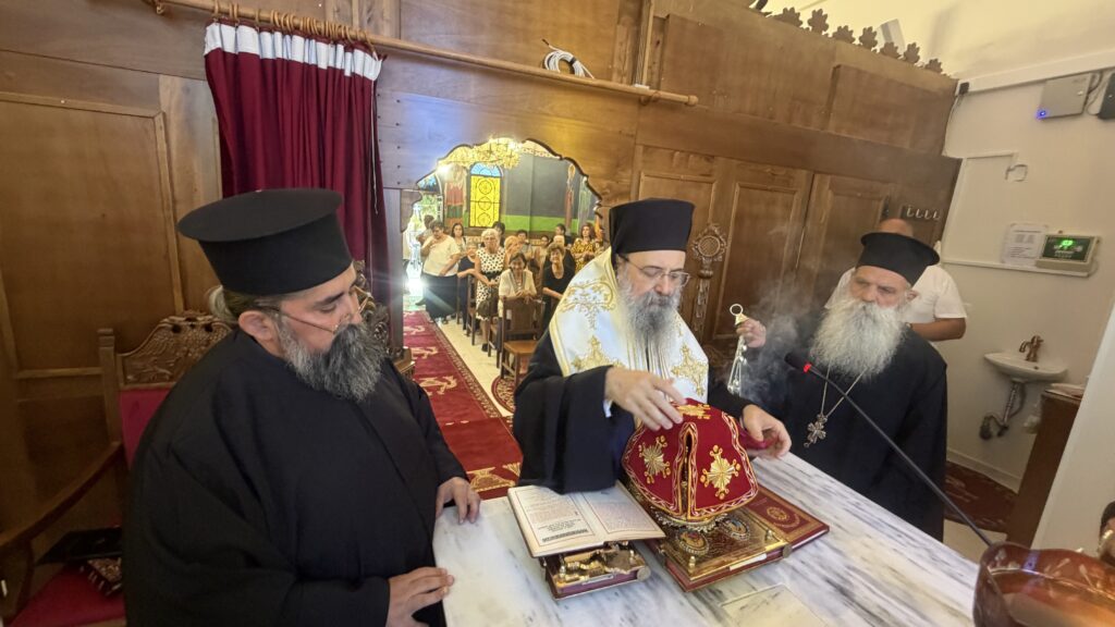 Εγκαίνια του ναού της Παναγίας Σουμελά, στον Απιδεώνα ΦΩΤΟ