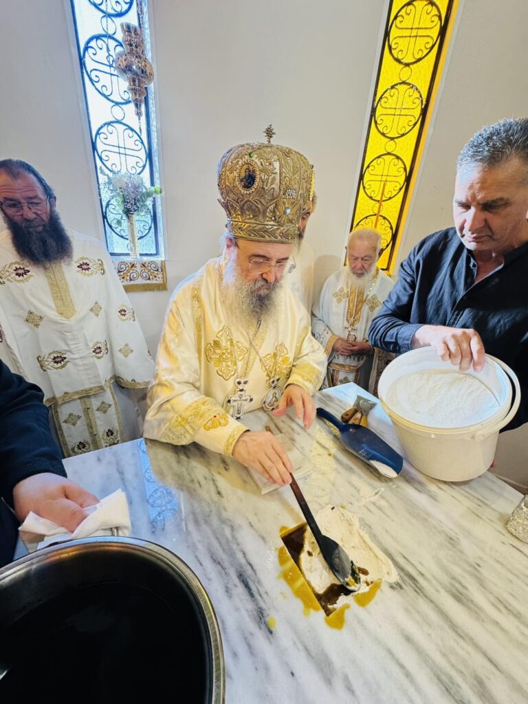 Εγκαίνια του ναού της Παναγίας Σουμελά, στον Απιδεώνα ΦΩΤΟ