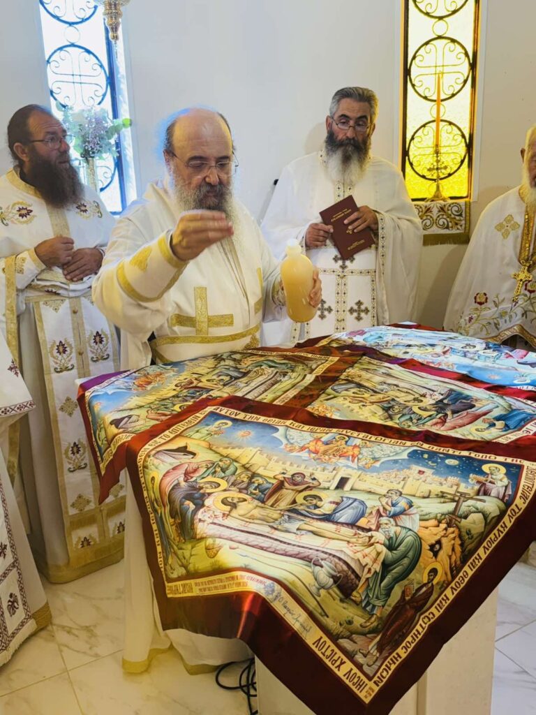 Εγκαίνια του ναού της Παναγίας Σουμελά, στον Απιδεώνα ΦΩΤΟ