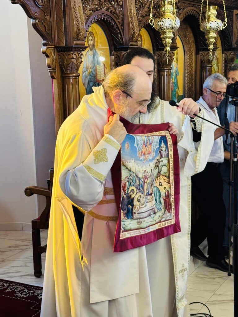 Εγκαίνια του ναού της Παναγίας Σουμελά, στον Απιδεώνα ΦΩΤΟ