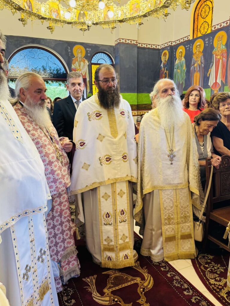 Εγκαίνια του ναού της Παναγίας Σουμελά, στον Απιδεώνα ΦΩΤΟ