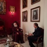 Ο Νίκος Παπανδρέου στο Πατριαρχείο Αλεξανδρείας ΦΩΤΟ