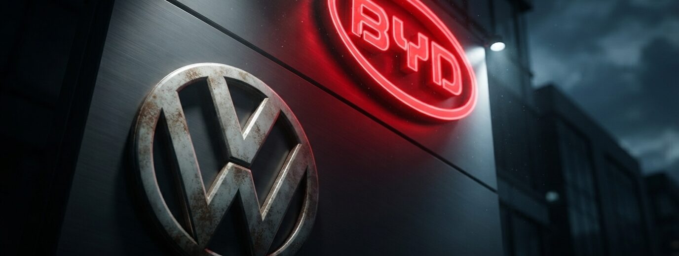 Λογότυπα VW και BYD