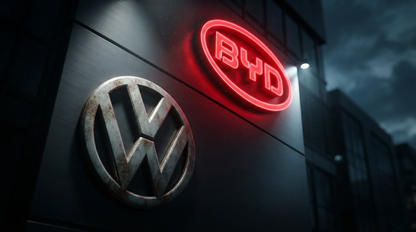 Λογότυπα VW και BYD