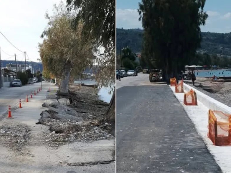 Μονοδένδρι: Εφτιαξαν τον δρόμο από «φάγωμα» της θάλασσας, αλλά «κατάπιαν» δέντρα ΦΩΤΟ 5 Μονοδένδρι: Εφτιαξαν τον δρόμο από «φάγωμα» της θάλασσας, αλλά «κατάπιαν» δέντρα ΦΩΤΟ
