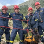 Πάτρα: Διάσωση σκυλίτσας, από την 6η ΕΜΑΚ, σε χαράδρα στο Παναχαϊκό όρος ΦΩΤΟ
