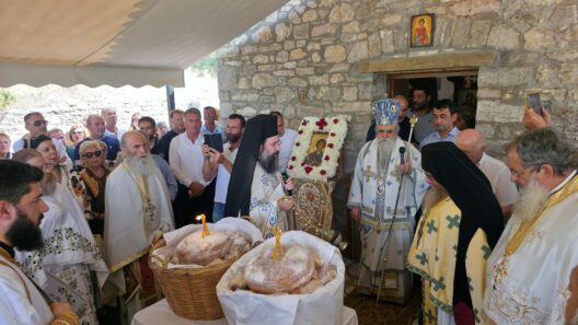 Λαμπρός εορτασμός του Αγίου Παντελεήμονα στη Δίβρη του Δήμου Αρχαίας Ολυμπίας ΦΩΤΟ