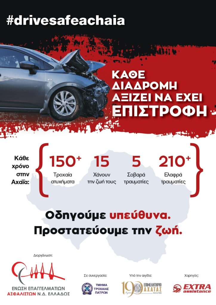 Η πρώτη δράση του «Drive Safe Achaia» από τους Ασφαλστές, στην Πάτρα