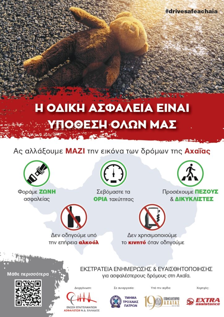 Όλοι μαζί στην πρώτη δράση του Drive safe Achaia από τους Ασφαλιστές