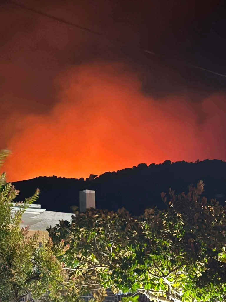 Αιγιάλεια: Μια «ανάσα» από σπίτια η φωτιά σε Ν. Ερινέο και Καμάρες ΦΩΤΟ - ΒΙΝΤΕΟ