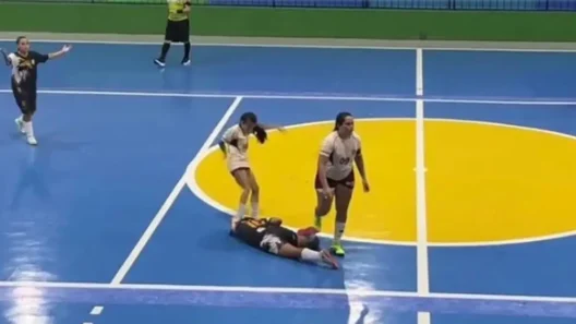 Παίκτρια Futsal σε αγώνα