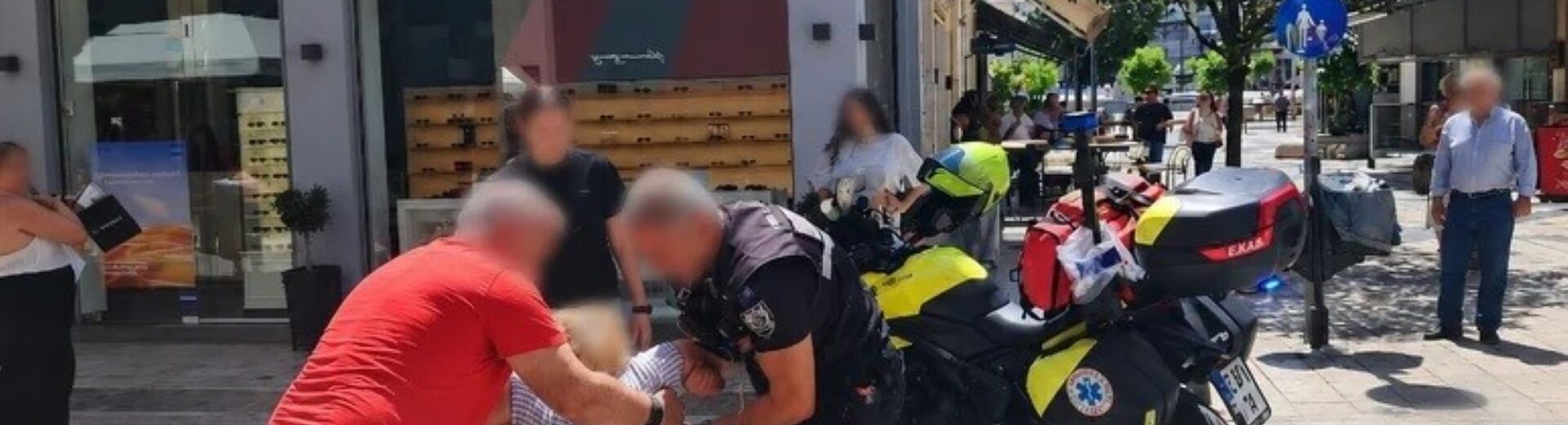 Πάτρα: Φρεάτιο «κατάπιε» ηλικιωμένη σε κεντρικό πεζόδρομο ΦΩΤΟ