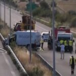 Εγνατία: Σοβαρό τροχαίο με απεγκλωβισμό 13 επιβατών