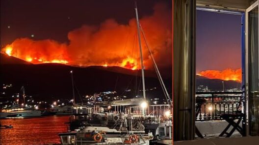 Πάρος: Ολονύχτια μάχη με τις φλόγες ΒΙΝΤΕΟ