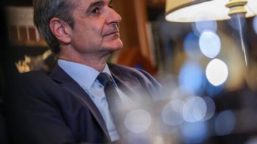 Η Κυριακάτικη ανάρτηση Μητσοτάκη 12 Ο Κυριάκος Μητσοτάκης με κοστούμι και γραβάτα, κοιτάζει δεξιά, με θ…