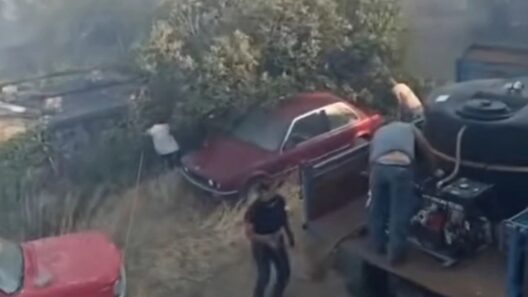 Ρέθυμνο: Βίντεο δείχνει τη μάχη κατοίκων με τη φωτιά μέσα σε χωριό!