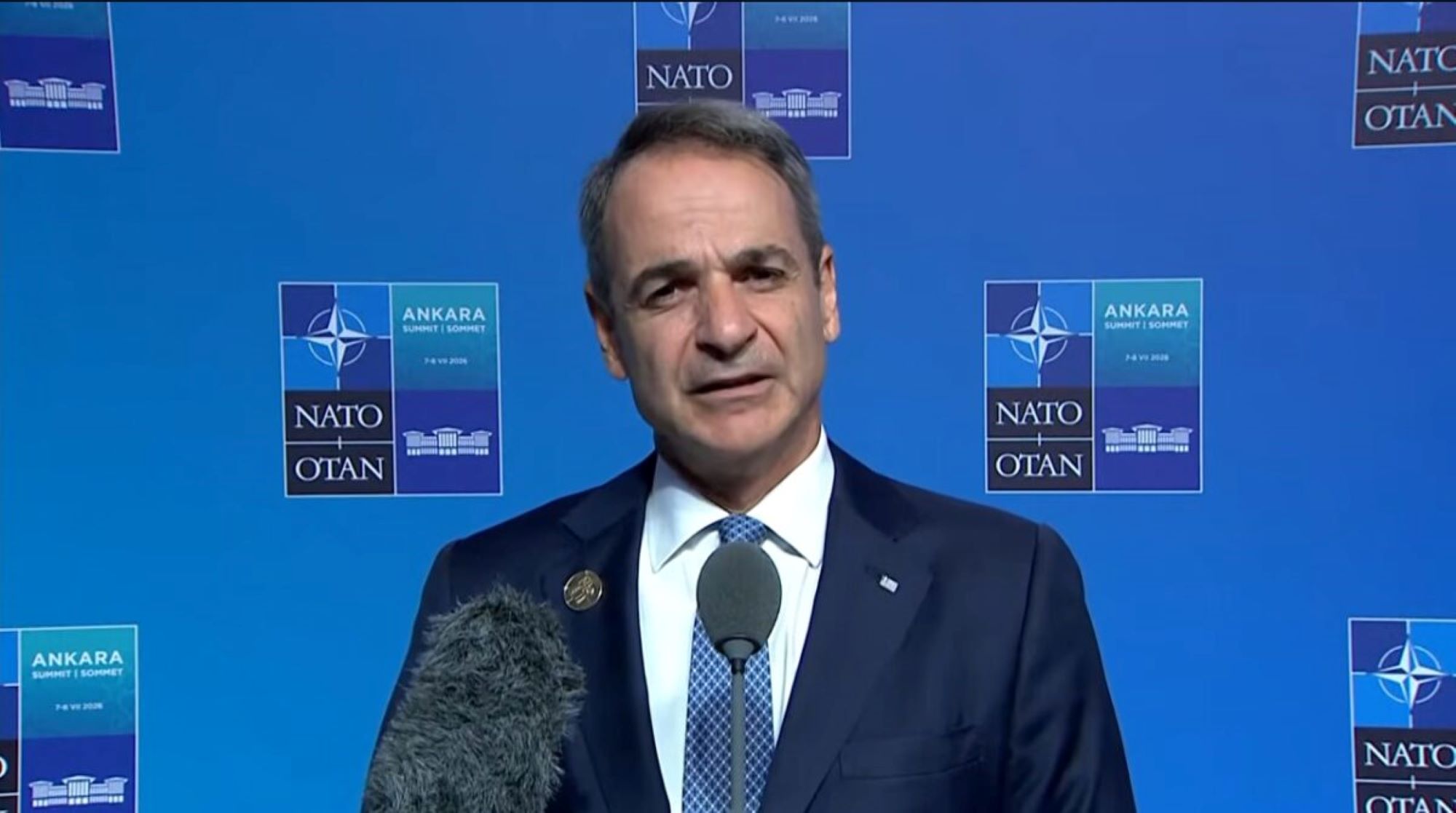 Ο Κυριάκος Μητσοτάκης στην ΝΑΤΟ