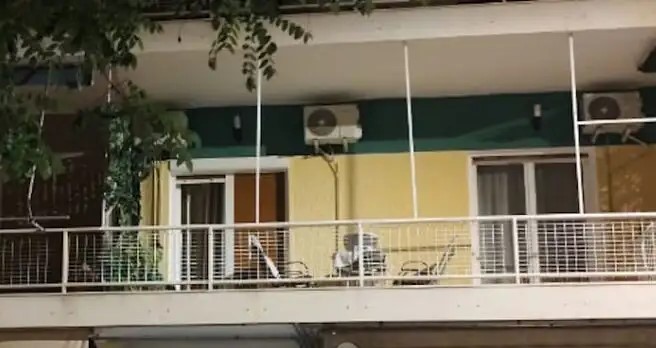 Άποψη της περιοχής Παγκράτι στην Αθήνα.
