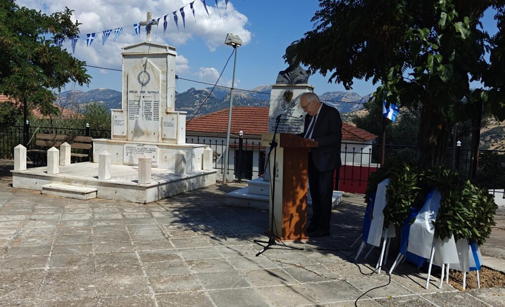 Συγκίνηση στην εκδήλωση Μνήμης του ήρωα της Κύπρου Σωτήρη Τζουρά, στις Κορφές Καλαβρύτων ΦΩΤΟ