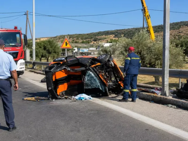 Λέσβος: Νεκρές δύο γυναίκες σε τροχαίο