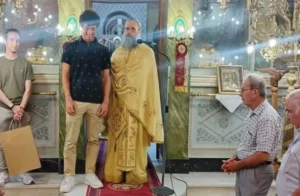 Τιμητικός έπαινος στον αθλητή Ιωάννη Σταματόπουλο στη Ενορία Αγίου Ανδρέου Εγλυκάδος