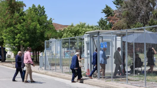 Συμμετέχοντες στη δίκη των Τεμπών εισέρχονται σε προσωρινό δικαστ…
