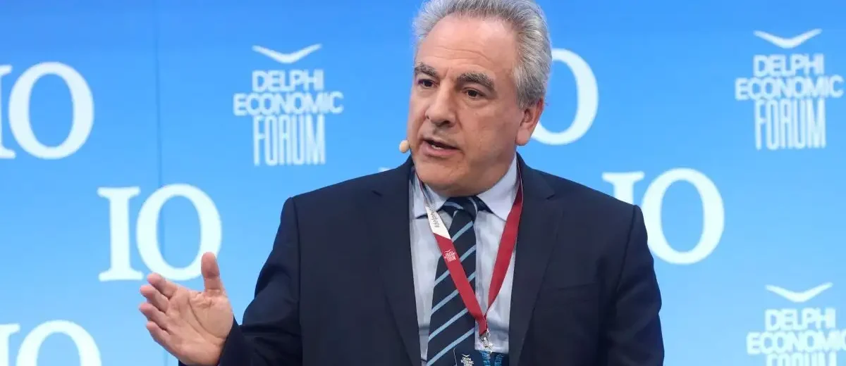 Ο Θάνος Ντόκος μιλάει στο Delphi Economic Forum.