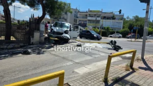 Φωτιά σε φρένα αυτοκινήτου