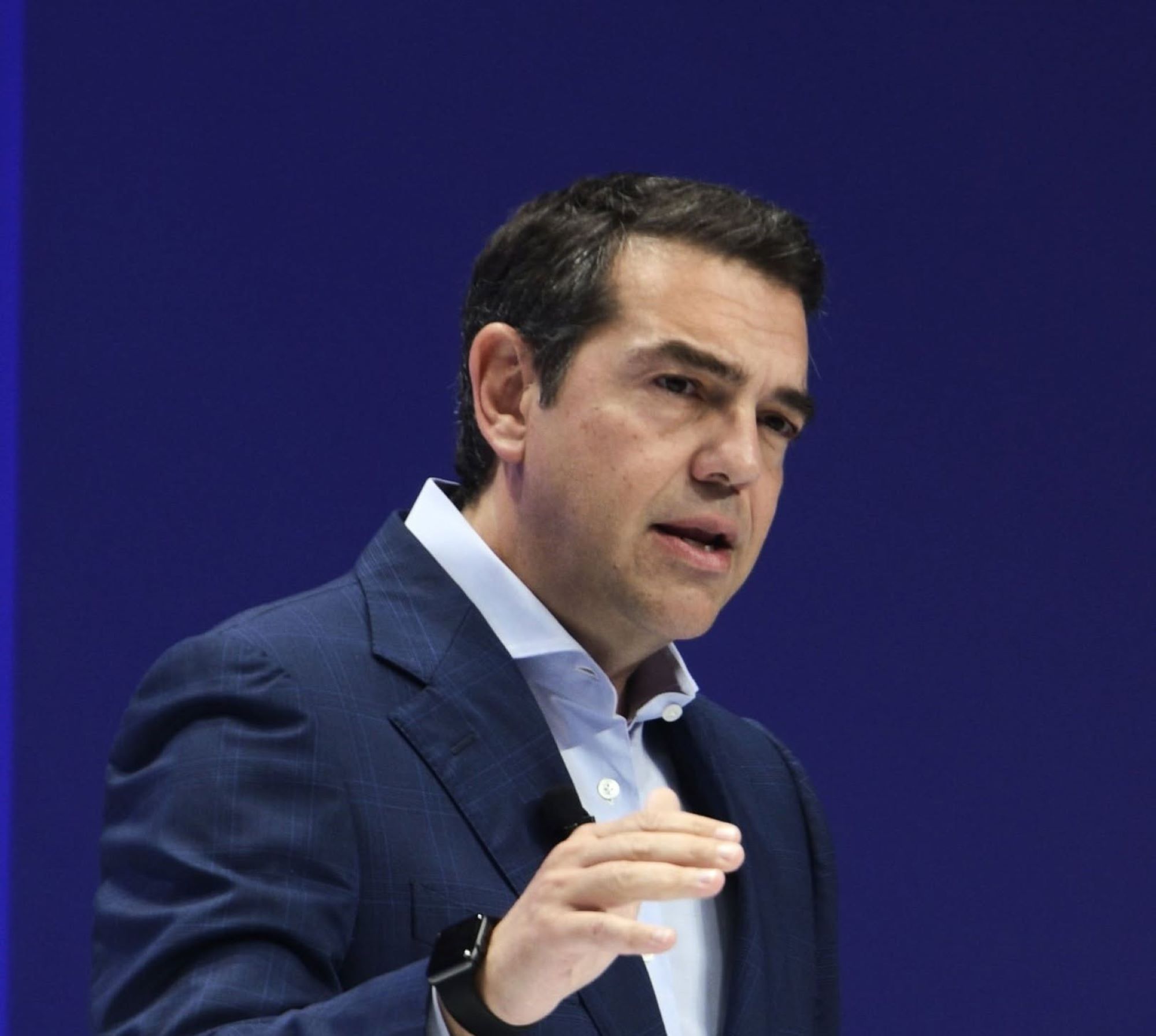 Ο Alexis Tsipras στην παρέλαση