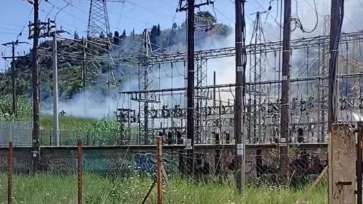 Ζαβλάνι: Φωτιά κοντά στον υποσταθμό της ΔΕΗ 10 Ζαβλάνι: Φωτιά κοντά στον υποσταθμό της ΔΕΗ