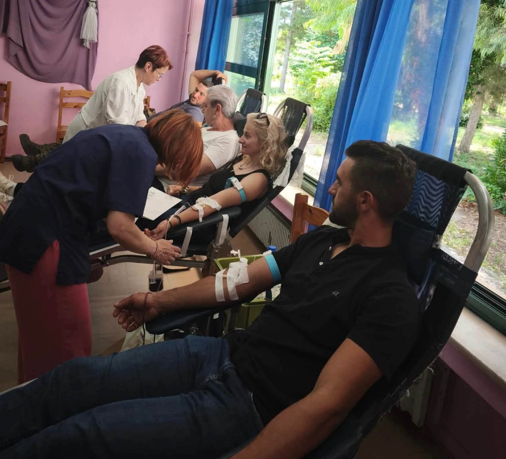 Εθελοντική αιμοδοσία στην Κλειτορία για την Τράπεζα Αίματος του συλλόγου ΦΩΤΟ