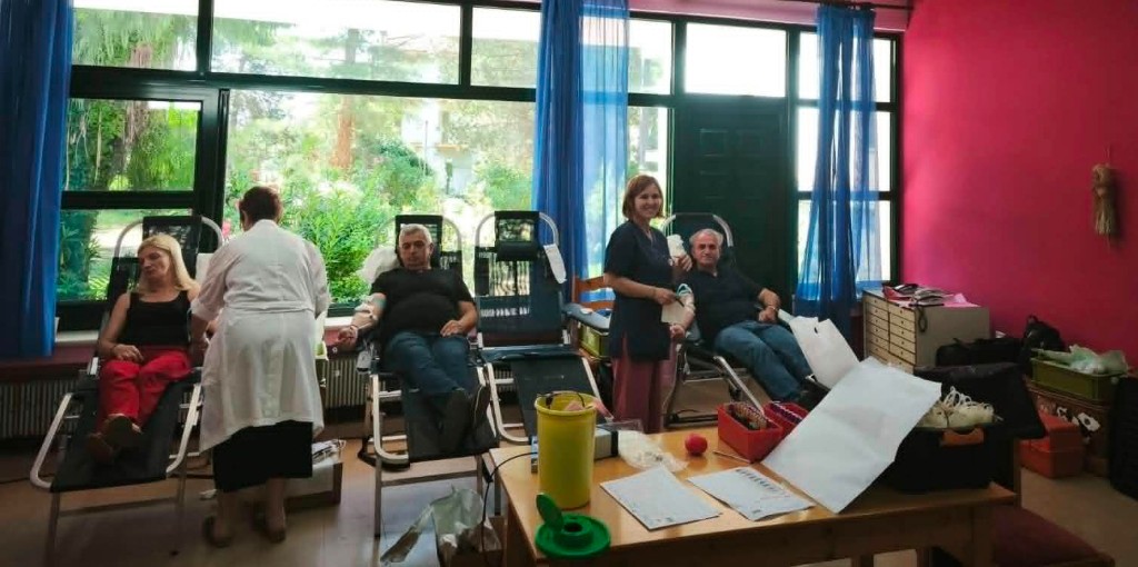 Εθελοντική αιμοδοσία στην Κλειτορία για την Τράπεζα Αίματος του συλλόγου ΦΩΤΟ