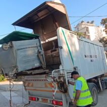 Ήλιδα: Συστηματικοί καθαρισμοί και απολυμάνσεις κάδων στην πόλη ΦΩΤΟ